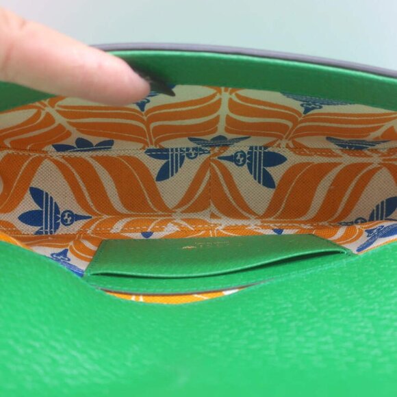 Gucci x Adidas Web Strap Mini Crossbody Flap Bag Green Leather NEW - Picture 11 of 13